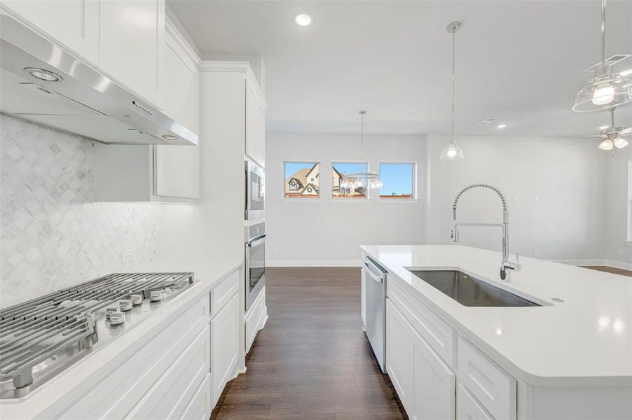 Furnished interior view inside a new home in Walsh Cottage, Fort Worth (Image 9). Furnished interior view inside a new home in Walsh Cottage, Fort Worth (Image 9).