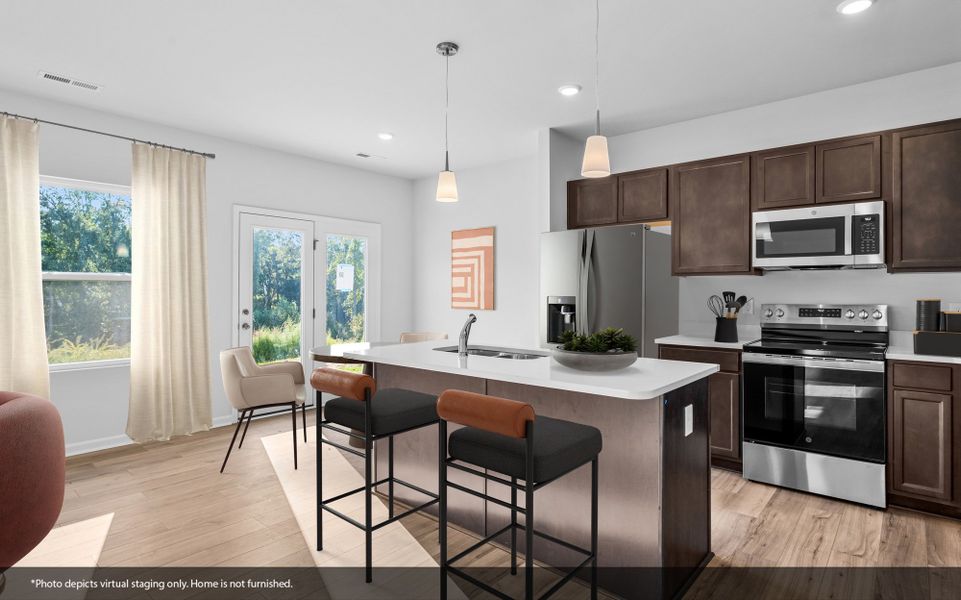 Furnished interior view inside a new home in Bell West, Kernersville (Image 5).