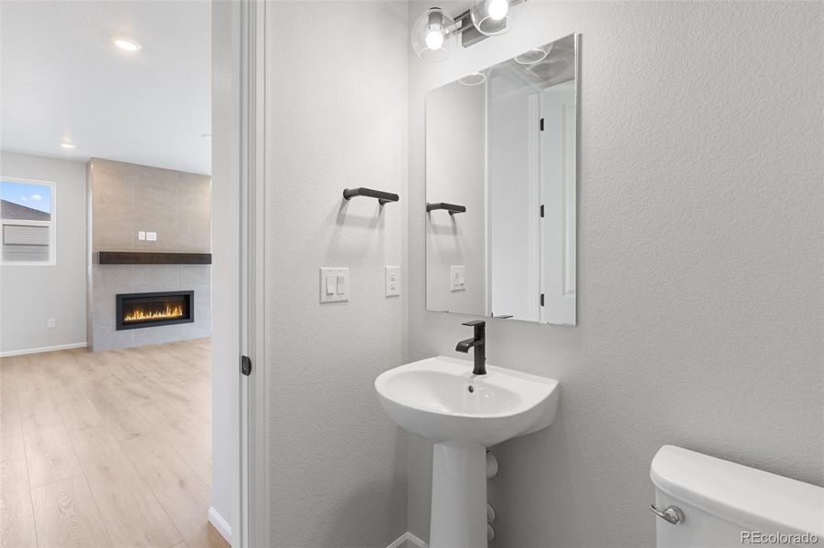 Furnished interior view inside a new home in The Manors Collection at Golden Overlook, Golden (Image 9).