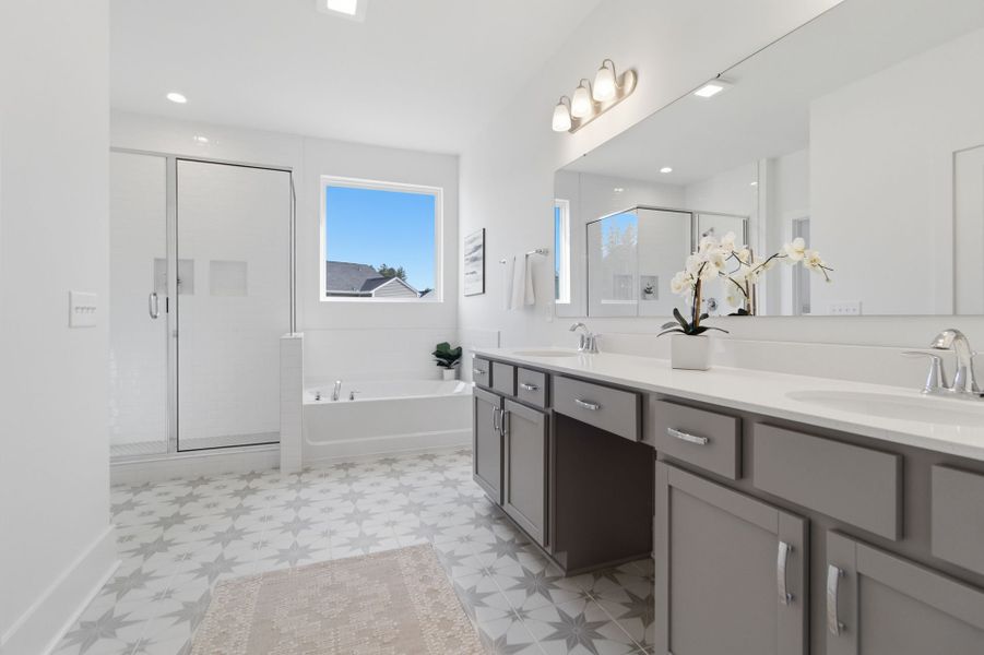 Furnished interior view inside a new home in Homecoming, Ravenel (Image 25).