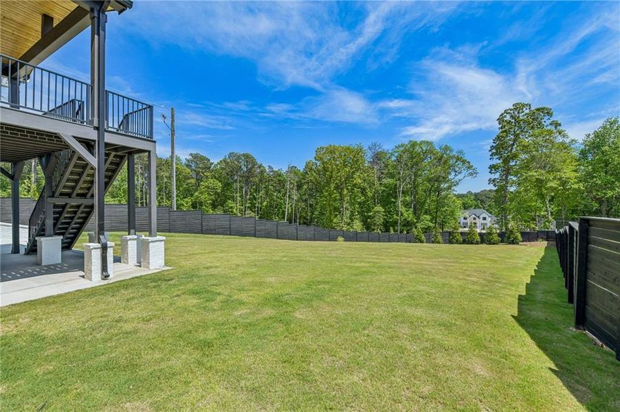 Exterior details and patio area of a home in , Buford (Image 3).