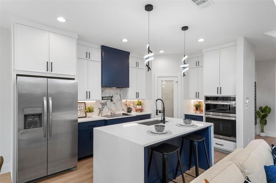 Furnished interior view inside a new home in , Dallas (Image 10).