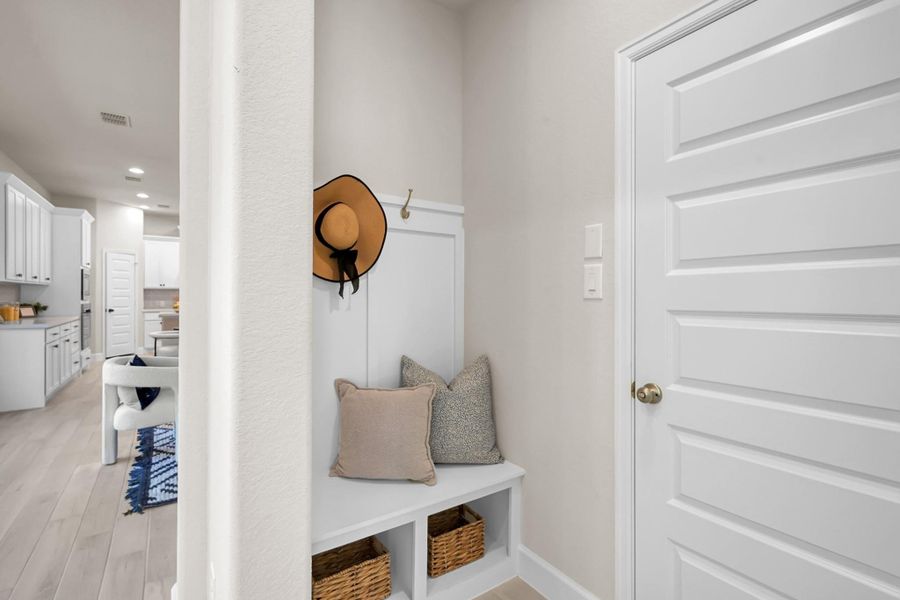 Furnished interior view inside a new home in Woodforest 40', Montgomery (Image 32).