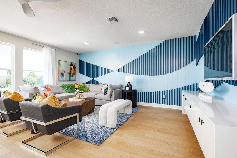 Furnished interior view inside a new home in Ravencliffe, Oviedo (Image 21).