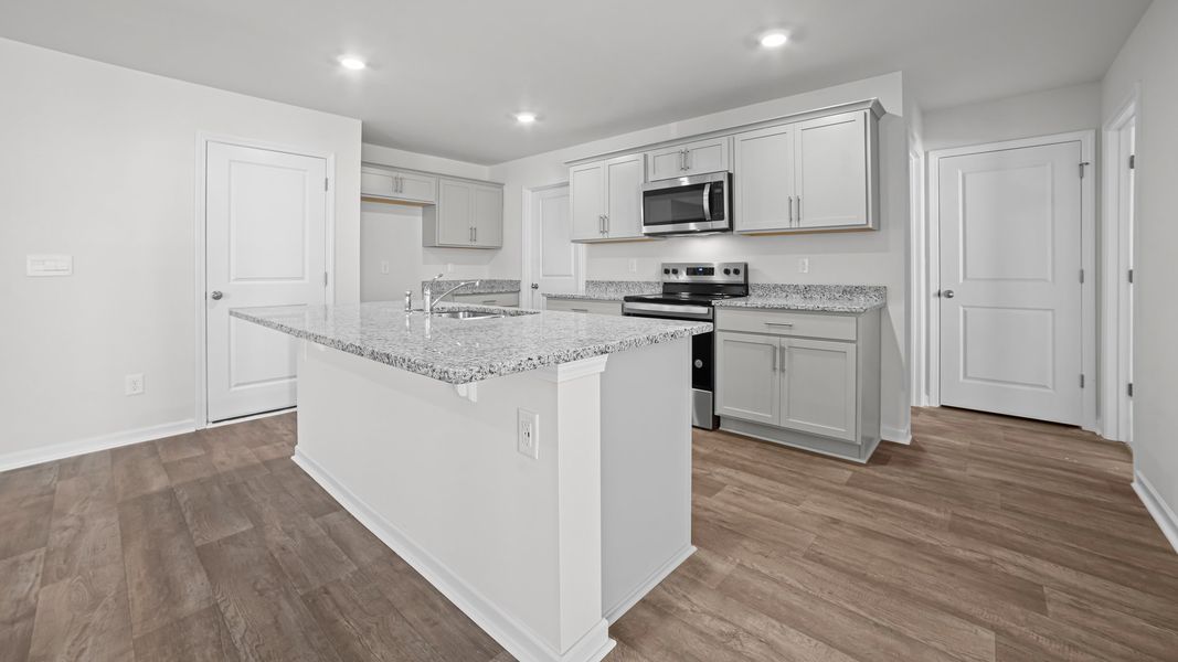 Furnished interior view inside a new home in Chandler Pointe, Rural Hall (Image 3).