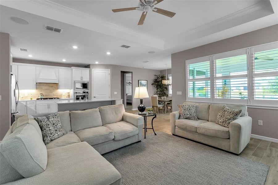 Furnished interior view inside a new home in , Parrish (Image 41).
