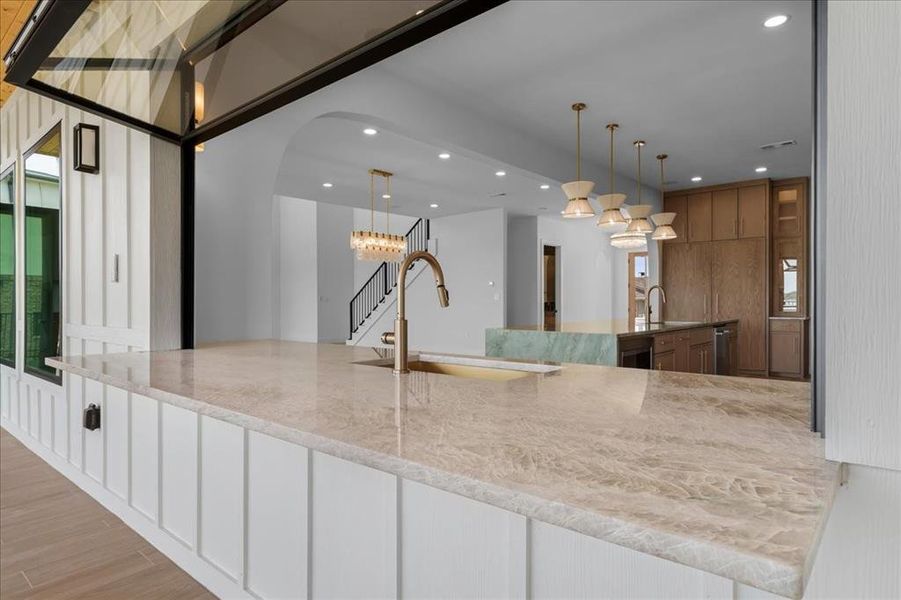 Furnished interior view inside a new home in , Frisco (Image 19).