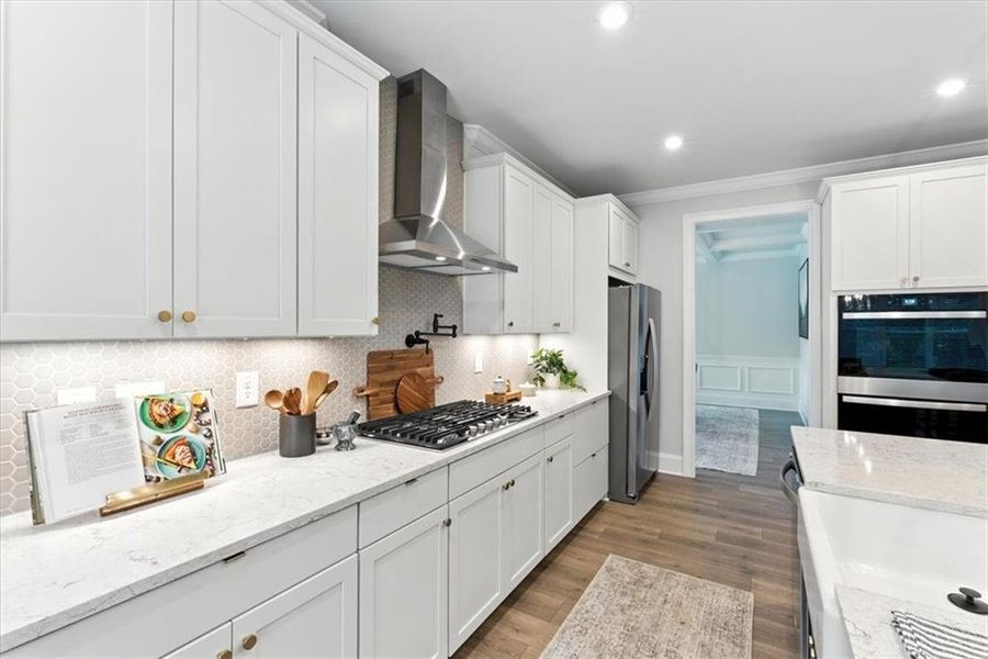 Furnished interior view inside a new home in Ford Landing, Acworth (Image 10).