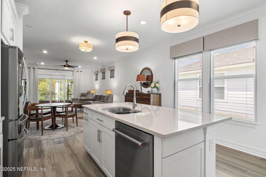 Furnished interior view inside a new home in Summer Bay at Grand Oaks, St. Augustine (Image 24). Furnished interior view inside a new home in Summer Bay at Grand Oaks, St. Augustine (Image 24).