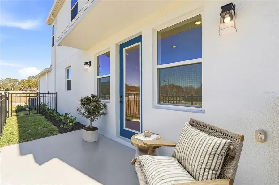 Exterior details and patio area of a home in Vivir, Valrico (Image 3).