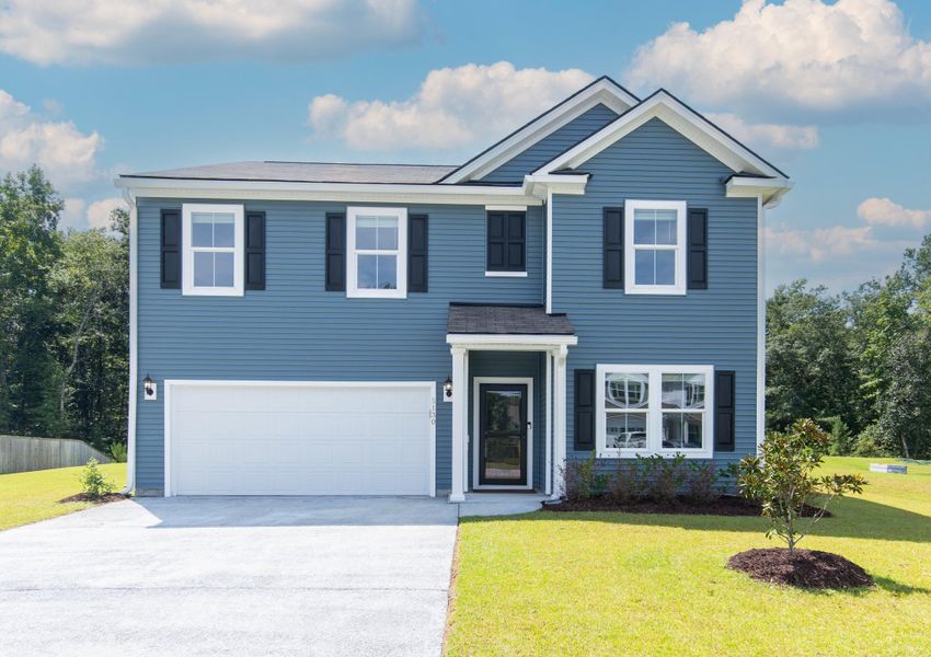 Front exterior of a new home in , Johns Island, SC, highlighting curb appeal (Image 19).