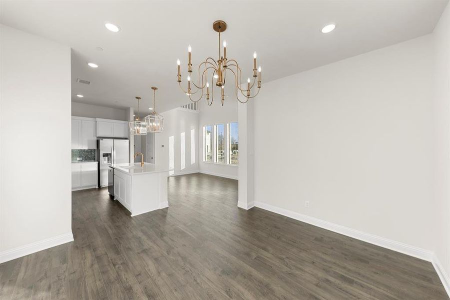 Larson @ 2520 Brunswick Way_Family Room, Kitchen & Dining