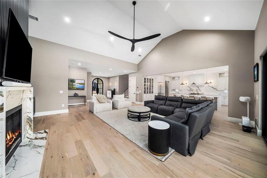 Furnished interior view inside a new home in , Alpharetta (Image 16).