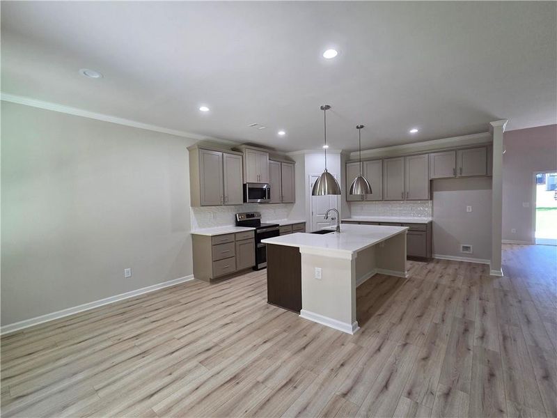 Furnished interior view inside a new home in River Meadows, Bethlehem (Image 8).