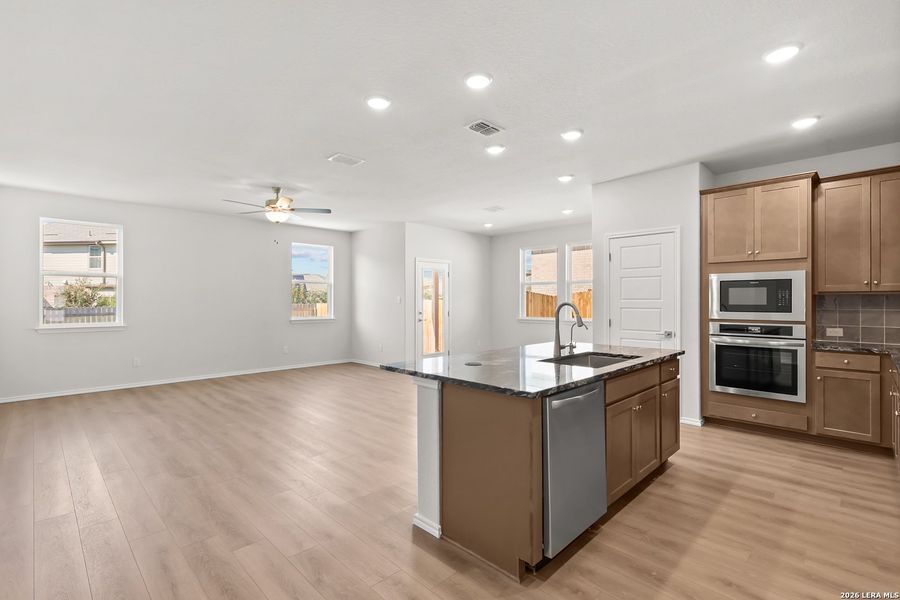 Furnished interior view inside a new home in Bricewood, San Antonio (Image 12).