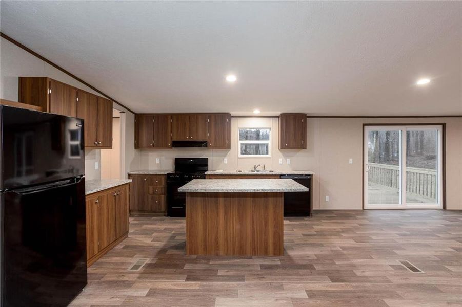 Furnished interior view inside a new home in , Dallas (Image 7).