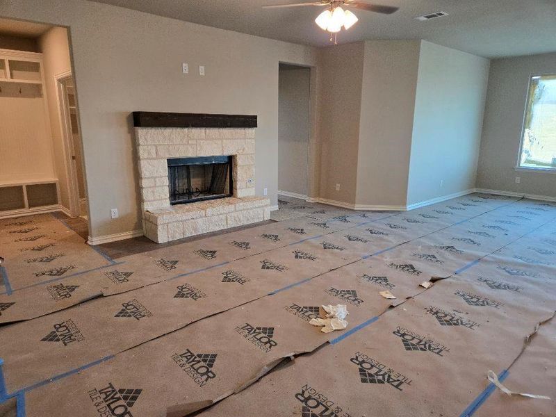 In-progress construction of a new home in Hillview Addition, Decatur, TX (Image 12).