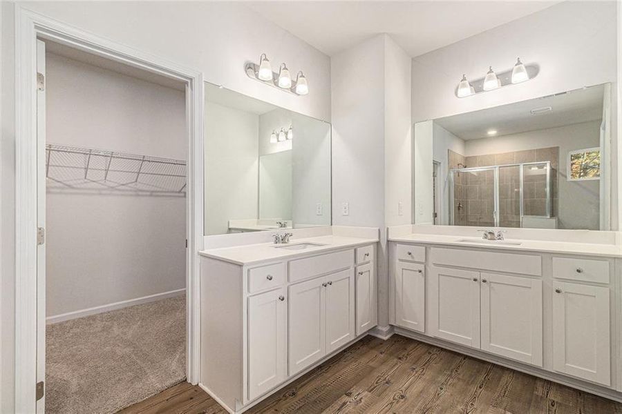 Furnished interior view inside a new home in Pickens Landing, Dacula (Image 13).