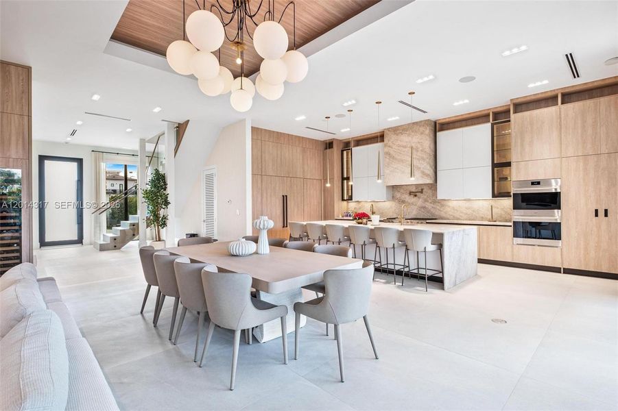 Furnished interior view inside a new home in , Surfside (Image 10).