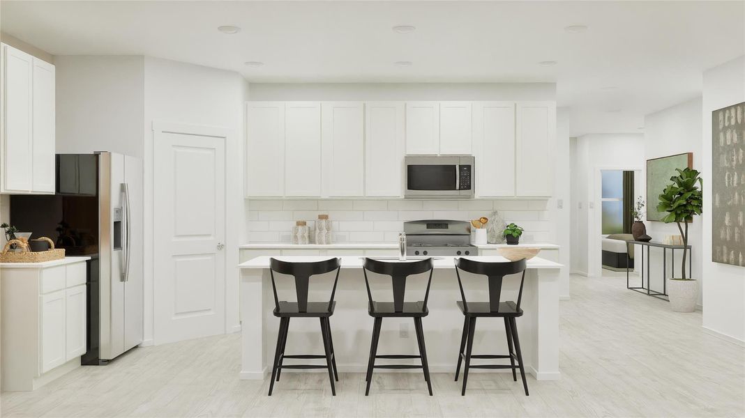 Furnished interior view inside a new home in Elm Creek, Elgin (Image 5).