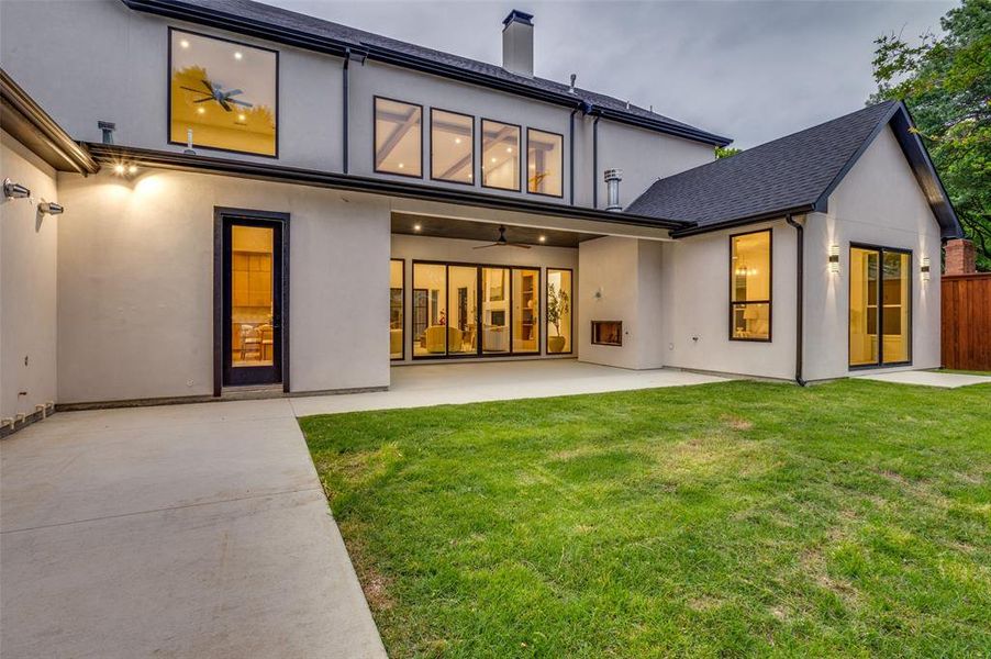 Exterior details and patio area of a home in , Dallas (Image 27).