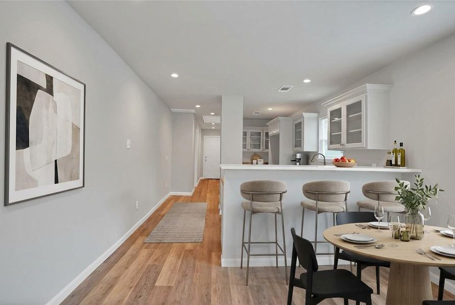 Furnished interior view inside a new home in , Houston (Image 7).