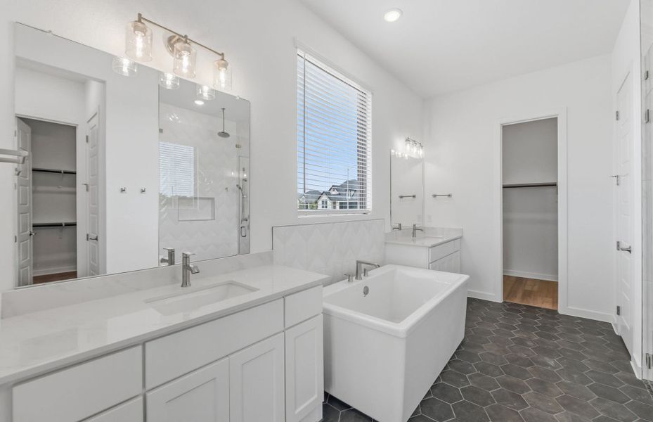 Representative furnished interior of a home built from the Ferris by Pulte Homes in Kuempel Estates, Pflugerville (Image 6). Representative furnished interior of a home built from the Ferris by Pulte Homes in Kuempel Estates, Pflugerville (Image 6).