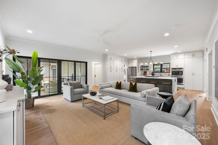 Furnished interior view inside a new home in , Charlotte (Image 41).