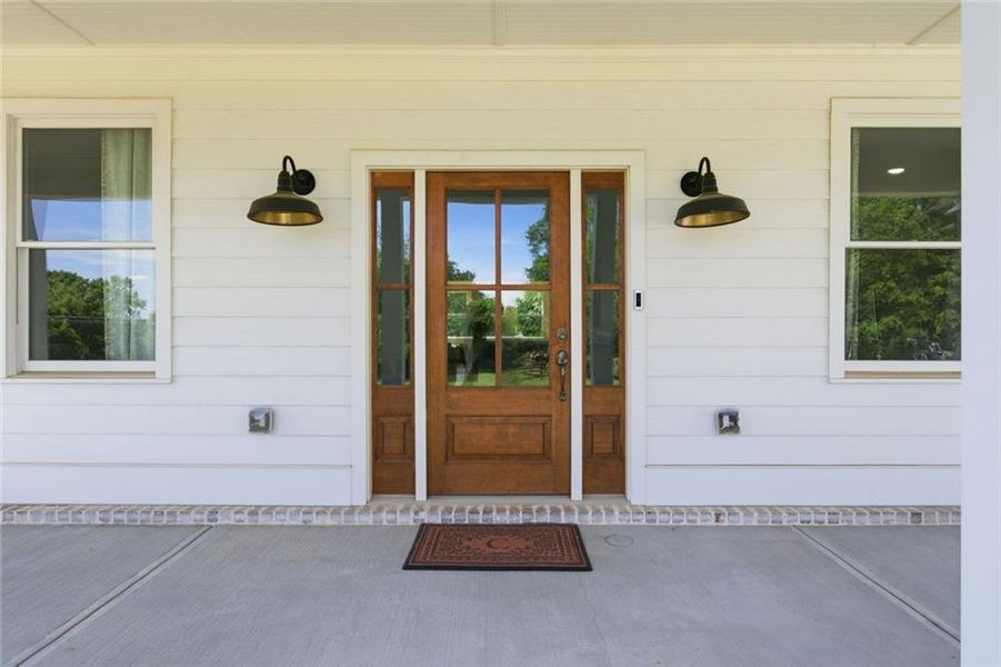 Exterior details and patio area of a home in , Snellville (Image 27).