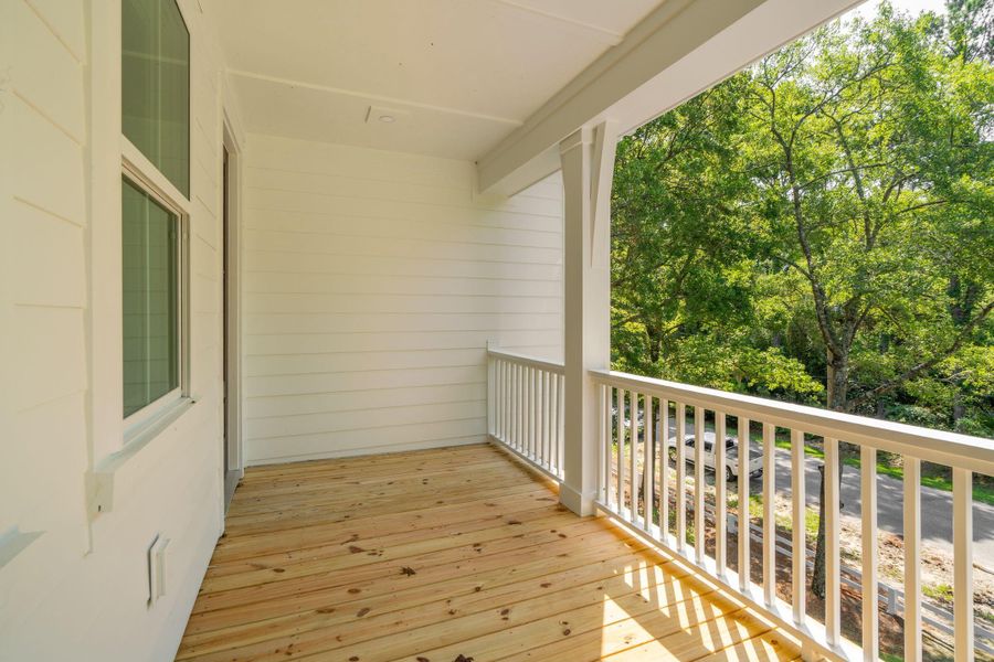 Exterior details and patio area of a home in , Johns Island (Image 39).