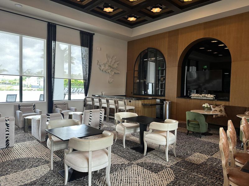 Clubhouse lounge Clubhouse lounge