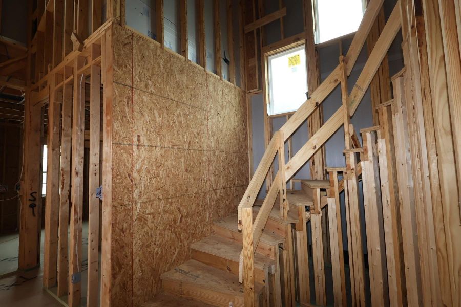 In-progress construction of a new home in Jubilee 50′, Hockley, TX (Image 23).
