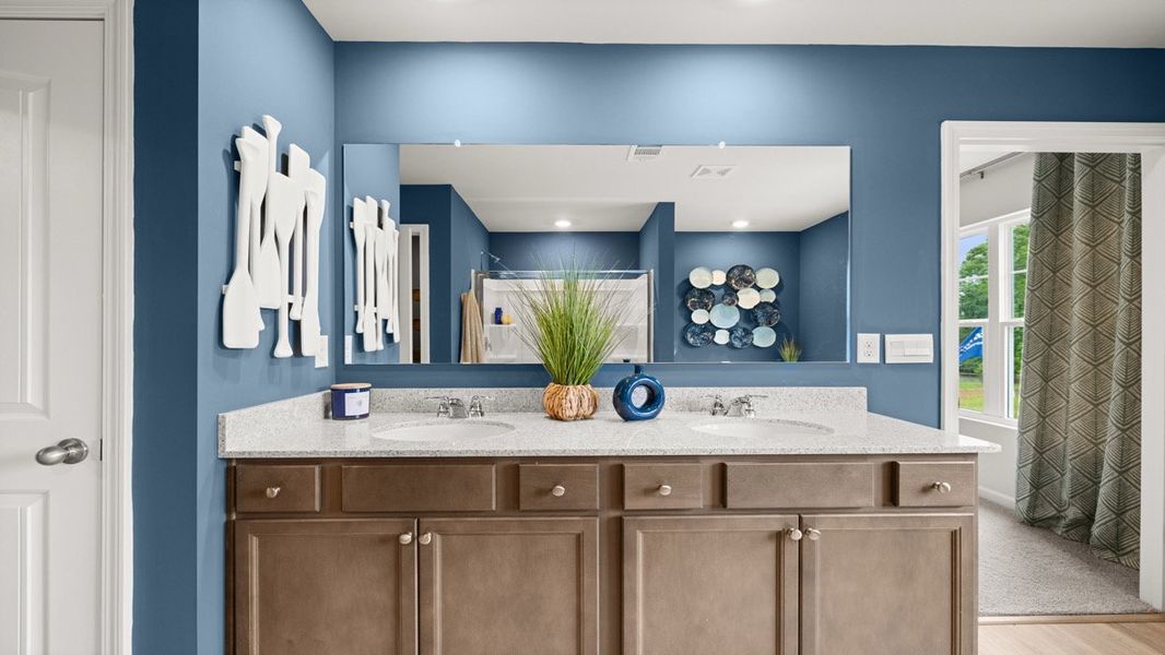 Representative furnished interior of a home built from the SUDBURY 24' TOWNHOME by D.R. Horton in Falcon Landing Townhomes, Gainesville (Image 28).
