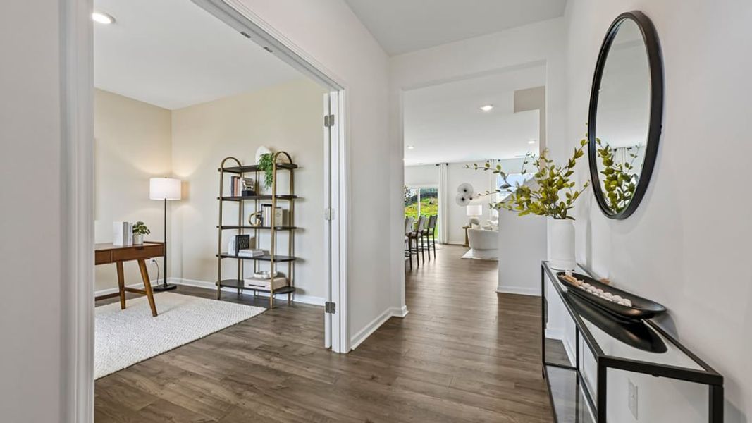 Furnished interior view inside a new home in Anderson Farm, Wendell (Image 5).