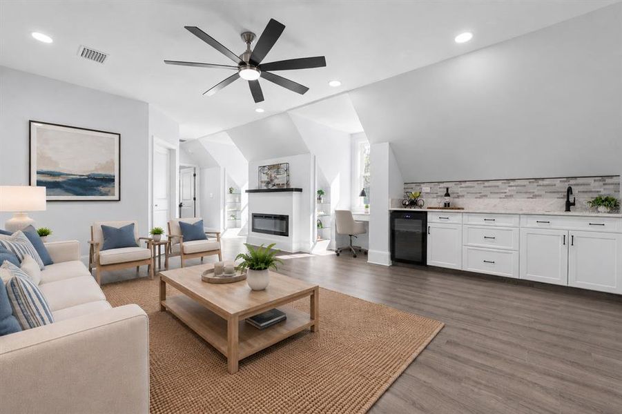 Furnished interior view inside a new home in , Palm Coast (Image 37). Furnished interior view inside a new home in , Palm Coast (Image 37).