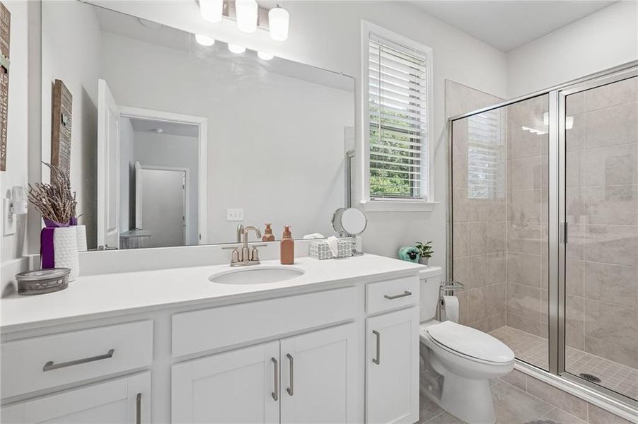 Furnished interior view inside a new home in Haley Station, Canton (Image 18).