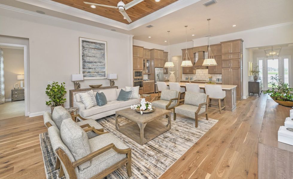 Furnished interior view inside a new home in Seven Pines, Jacksonville (Image 13).