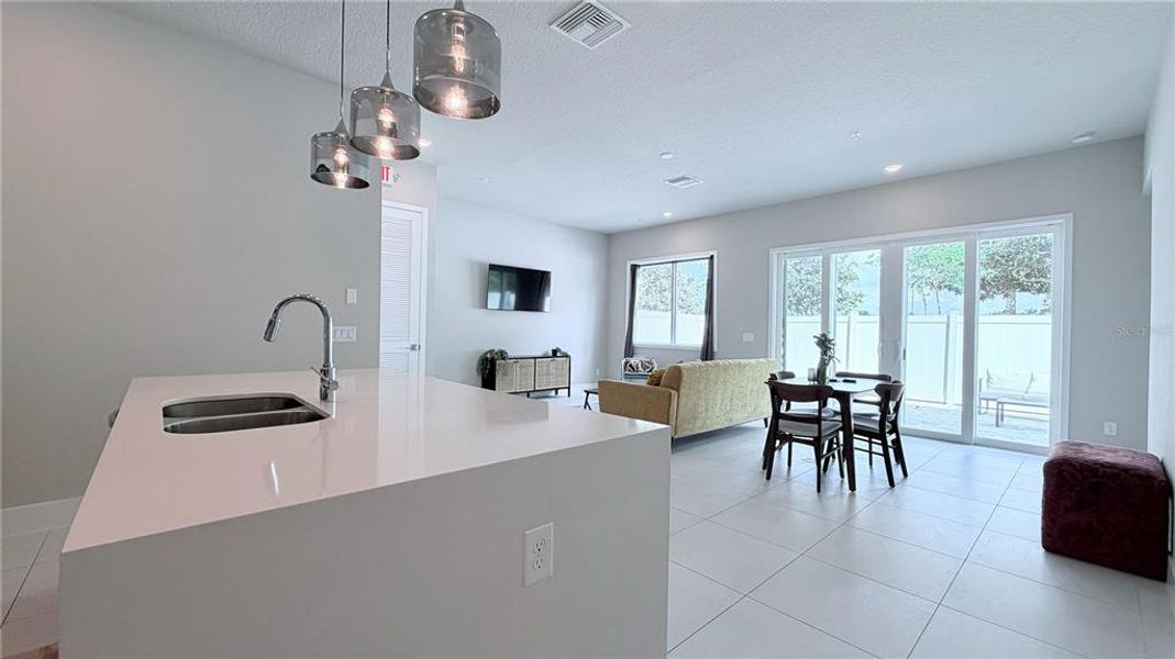 Furnished interior view inside a new home in , Reunion (Image 12).