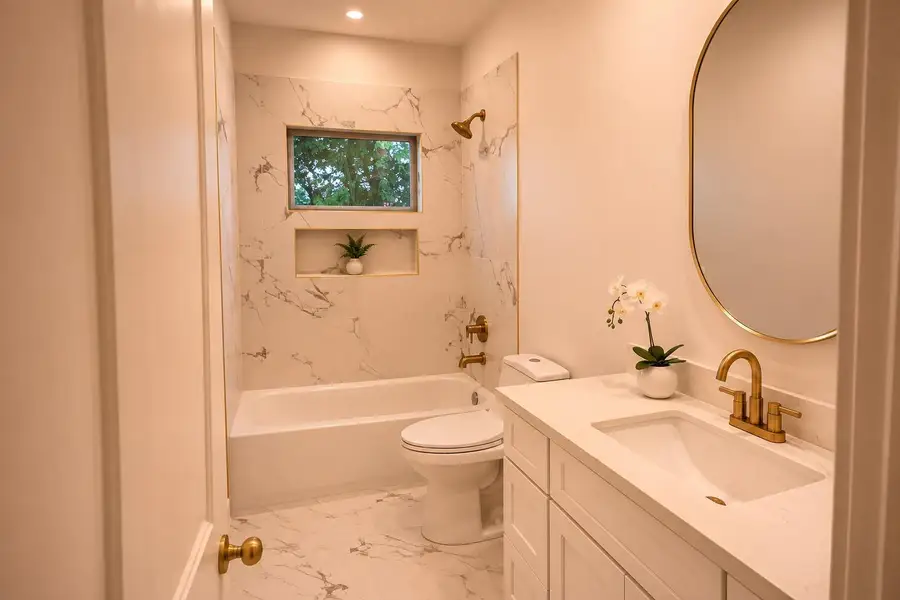 Furnished interior view inside a new home in , Houston (Image 4).