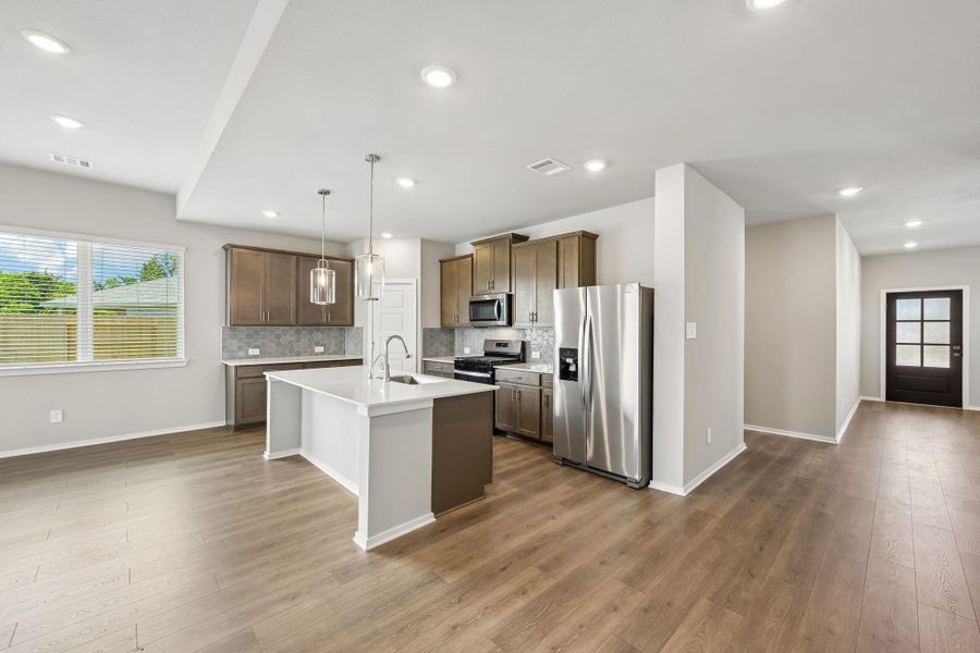 Furnished interior view inside a new home in Heights of Barbers Hill, Baytown (Image 10).