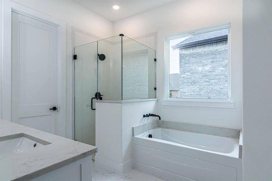 Furnished interior view inside a new home in , Heath (Image 10).