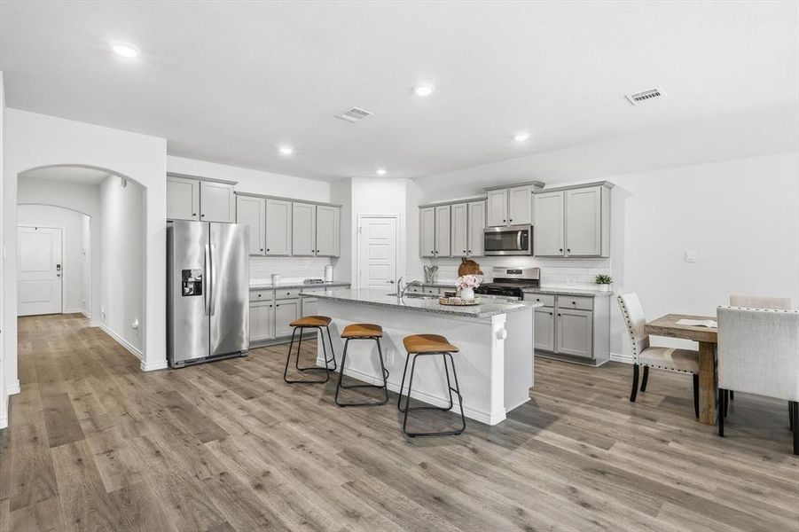 Furnished interior view inside a new home in , Aubrey (Image 22).
