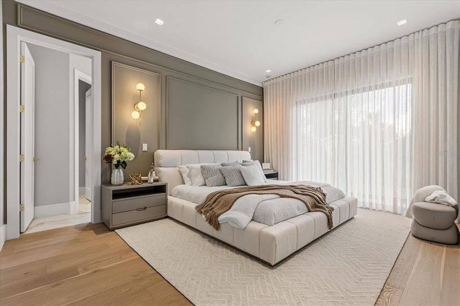 Furnished interior view inside a new home in , Orlando (Image 18).