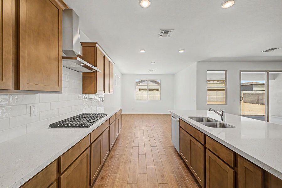 Furnished interior view inside a new home in Las Ventanas - RV Collection, Goodyear (Image 4).