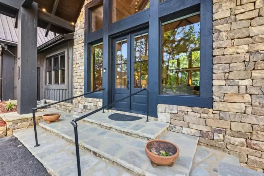 Exterior details and patio area of a home in , Blue Ridge (Image 30).
