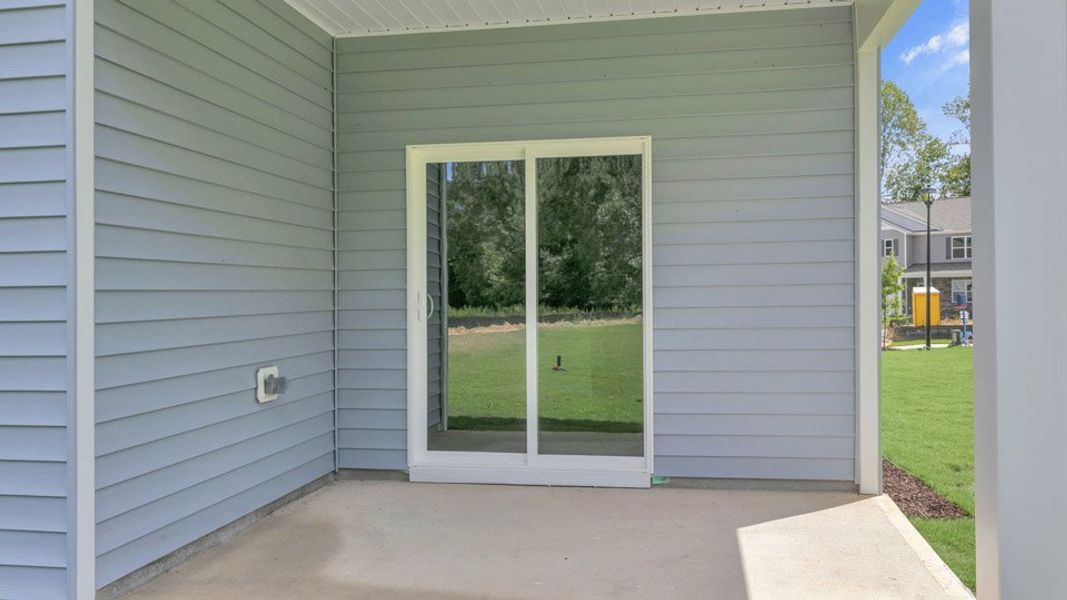 Exterior details and patio area of a home in Galvins Ridge, Sanford (Image 2). Exterior details and patio area of a home in Galvins Ridge, Sanford (Image 2).