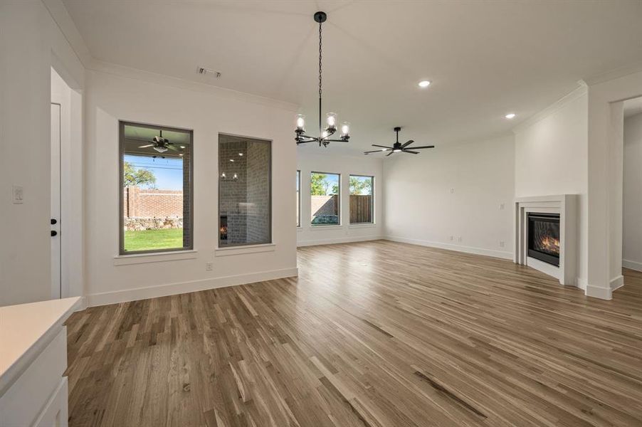 Spacious, unfurnished interior of a new home in LeTara, Haslet (Image 24).