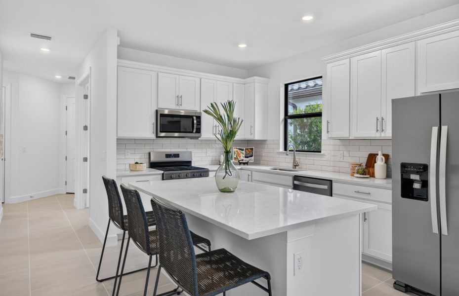 Furnished interior view inside a new home in Arbor Oaks, North Port (Image 6).