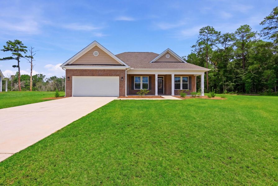 Front exterior of a new home in Oak Grove, Conway, SC, highlighting curb appeal (Image 13).