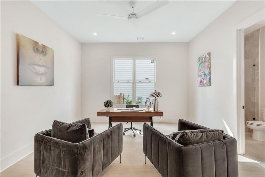 Furnished interior view inside a new home in , Atlanta (Image 11).